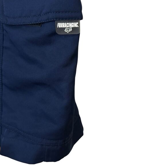 Fox Racing Mens Size 30 Swim Board Shorts Cargo Blue Black Colorblock - Picture 8 of 13